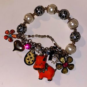 Betsey Johnson Hippo bracelet